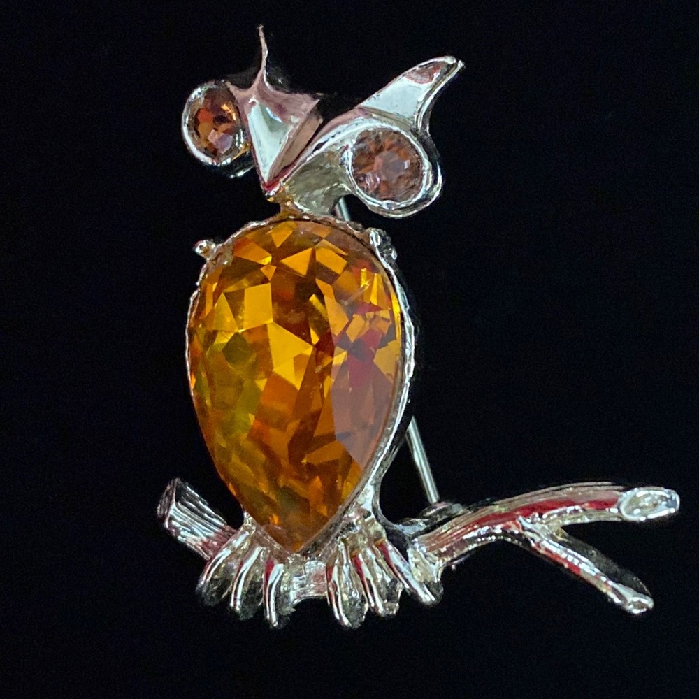 Vintage DODDS Owl Pin Brooch